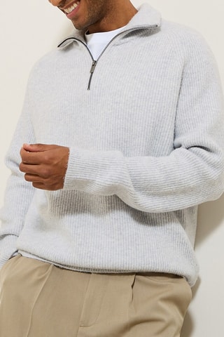 Pull - Gris clair chiné