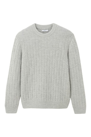 Pull - Gris clair chiné