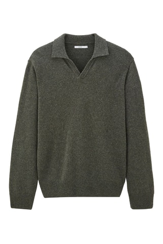 Pull en laine - Vert foncé
