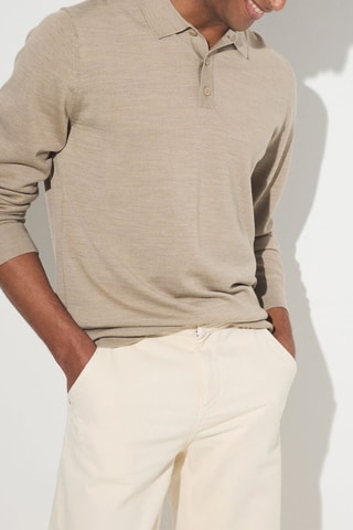 Pull en laine - Taupe
