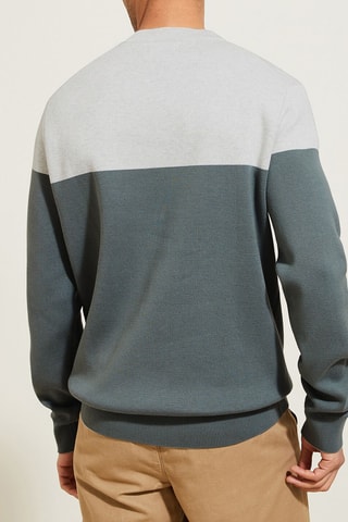 Pull - Vert et gris