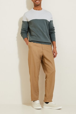 Pull - Vert et gris