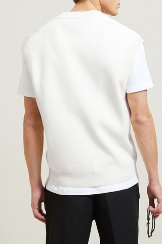 Pull sans manches - Blanc