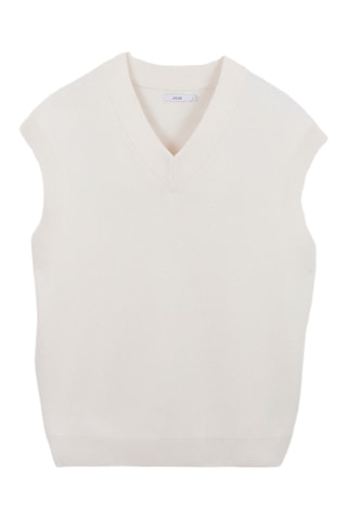 Pull sans manches - Blanc