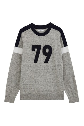 Pull - Gris clair chiné