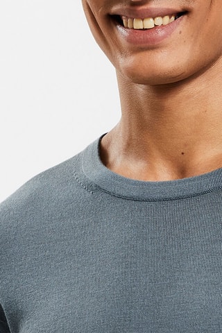 Pull en mérinos - Vert