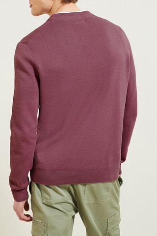 Pull en coton biologique - Fuchsia