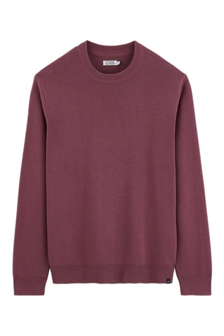 Pull en coton biologique - Fuchsia