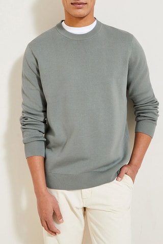 Pull en coton biologique - Vert clair