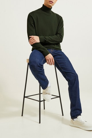 Pull en coton biologique - Kaki