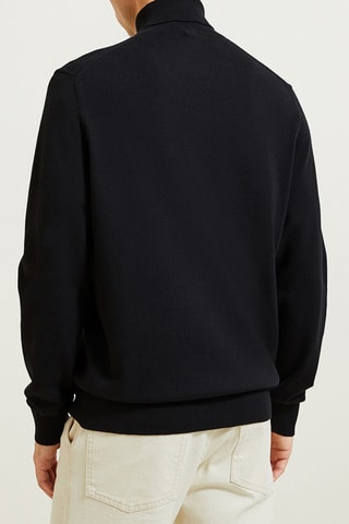 Pull en coton biologique - Noir
