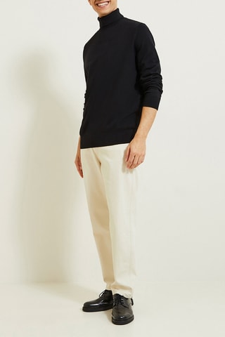 Pull en coton biologique - Noir