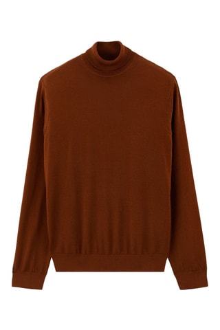 Pull en mérinos - Camel
