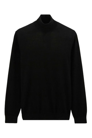 Pull en mérinos - Noir