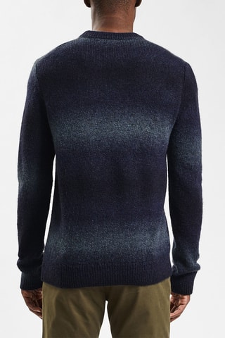 Pull dip and dye - Bleu marine et gris