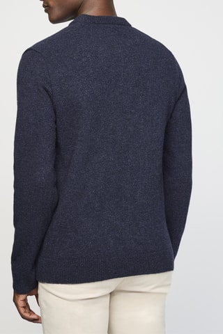 Pull en laine - Bleu marine