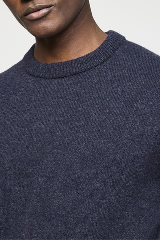 Pull en laine - Bleu marine