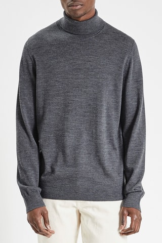 Pull en mérinos - Anthracite
