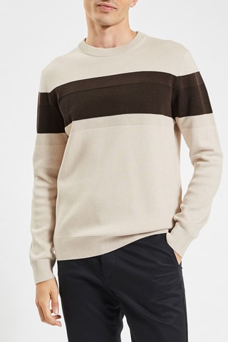 Pull en coton biologique - Beige