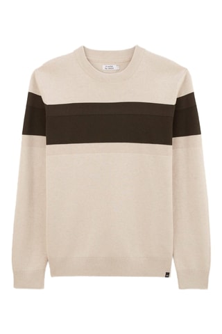 Pull en coton biologique - Beige