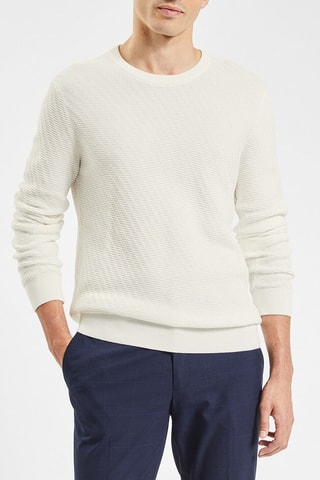 Pull en coton biologique - Ecru
