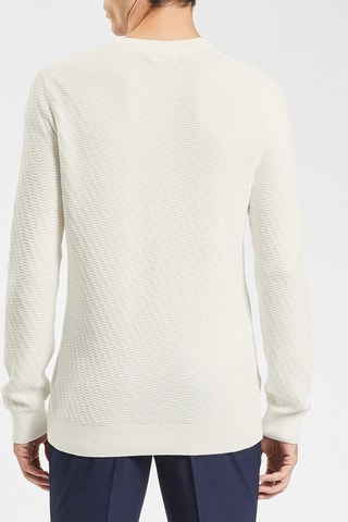 Pull en coton biologique - Ecru