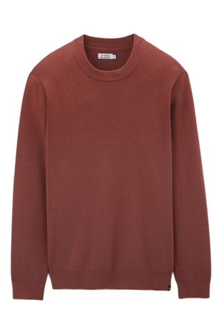 Pull en coton biologique  - Bordeaux