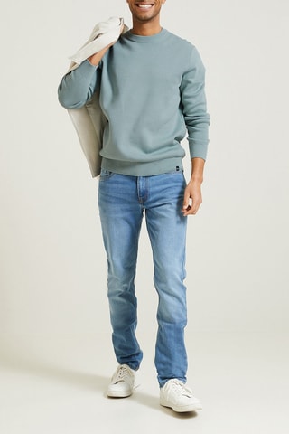 Pull en coton biologique  - Vert