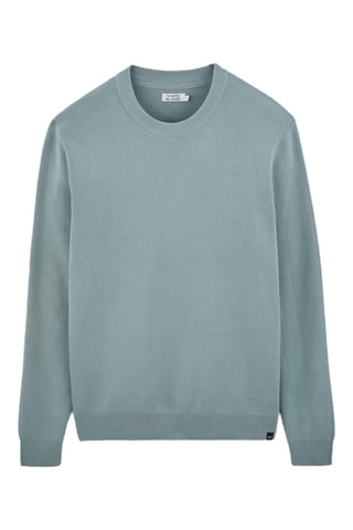 Pull en coton biologique  - Vert