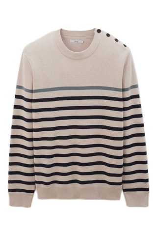Pull en coton biologique - Ecru