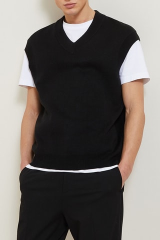 Pull sans manches - Noir