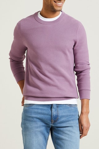 Pull en coton biologique - Violet