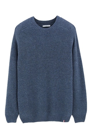 Pull en laine - Bleu cobalt