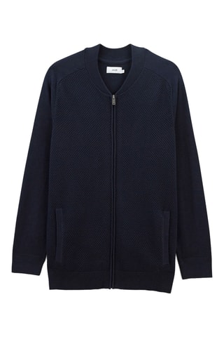 Gilet zippé - Bleu marine