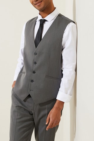 Gilet de costume sans manches - Gris foncé