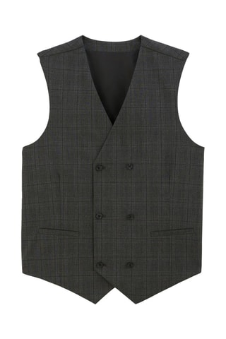 Gilet de costume sans manches - Gris foncé