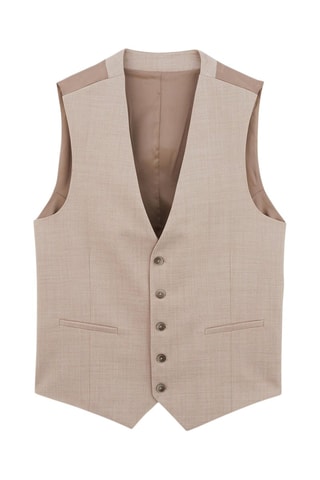 Gilet de costume sans manches - Beige