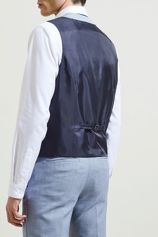 Gilet de costume sans manches - Bleu