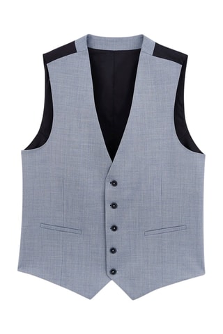 Gilet de costume sans manches - Bleu