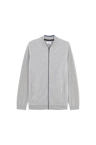 Gilet - Gris clair chiné