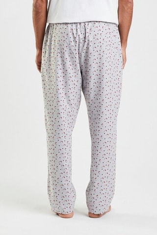 Pantalon de pyjama - Blanc et rouge