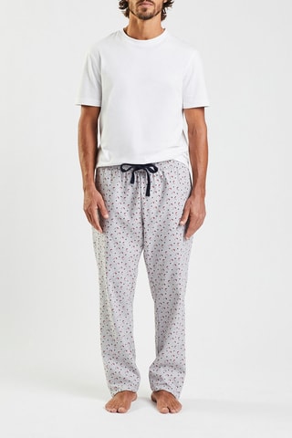 Pantalon de pyjama - Blanc et rouge