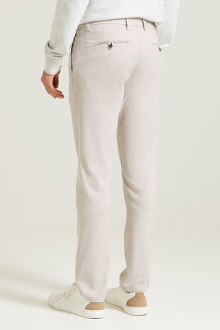 Pantalon chino slim - Ecru