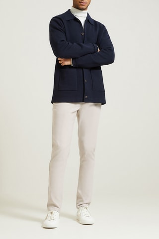 Pantalon chino slim - Ecru