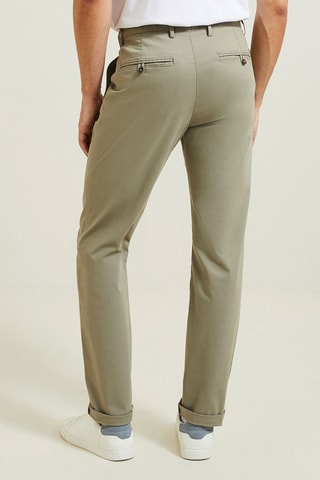 Pantalon chino regular - Vert clair