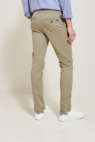 Pantalon chino slim - Beige - Longueur 32