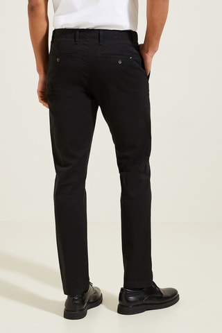 Pantalon chino slim - Noir - Longueur 30