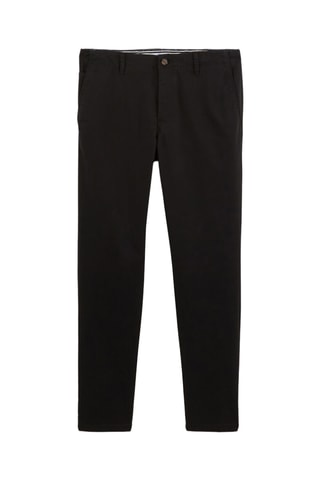 Pantalon chino slim - Noir - Longueur 30