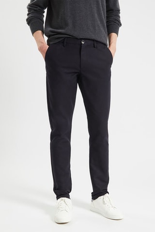 Pantalon slim - Bleu foncé 