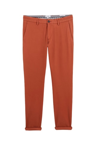 Pantalon chino slim - Orange